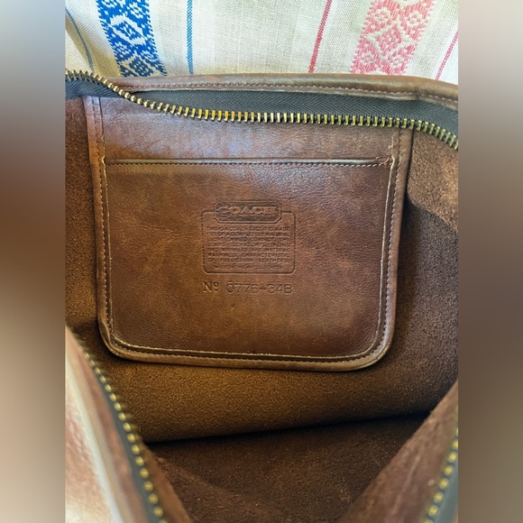 Coach Vintage Bucket Duffel Brown Leather - Picture 3 of 12